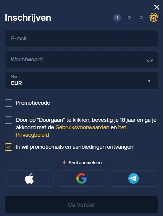 Baloobet Casino registratie – Snel aanmelden en welkomstbonus claimen