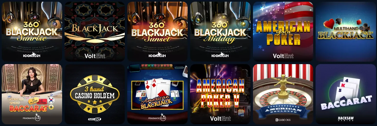 Baloobet Casino tafelspellen – Blackjack roulette baccarat en meer klassiekers
